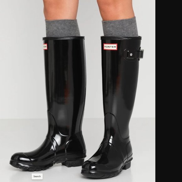 Hunter Original Tall Gloss Rain Boots NEW - Picture 2 of 12